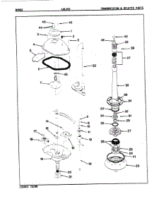 05 - Transmission & Related Parts (Rev. E-F) parts for Norge Washer LWL263A from AppliancePartsPros.com