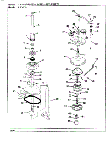 06 - Transmission & Related Parts (Rev. A) parts for Norge Washer LWM201H from AppliancePartsPros.com