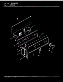 04 - Control Panel (Rev. A-D) parts for Norge Washer LWM202WC from AppliancePartsPros.com