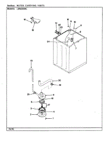 06 - Water Carrying (Rev. A-D)(Wht) parts for Norge Washer LWM205WC from AppliancePartsPros.com