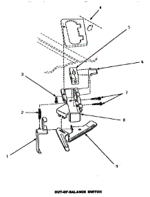 13 - Out-Of-Balance Switch parts for Amana Washer LWM251W / P1176301W W from AppliancePartsPros.com