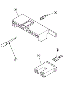 11 - Mix Vlv / Mtr Conn Blks Term & Extractor parts for Amana Washer LWS16AW / PLWS16AW from AppliancePartsPros.com