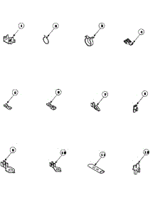 17 - Terminals parts for Amana Washer LWS16AW / PLWS16AW from AppliancePartsPros.com