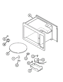 05 - Turntable parts for Magic Chef Microwave M1100 from AppliancePartsPros.com