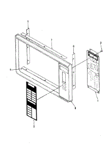 02 - Control Panel parts for Magic Chef Microwave M15A-10P from AppliancePartsPros.com