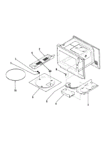 04 - Turntable parts for Magic Chef Microwave M15A-10P from AppliancePartsPros.com