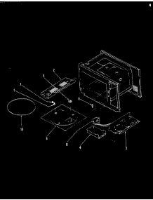 04 - Turntable (M15e-10P, M15en-10P) parts for Magic Chef Microwave M15EN-10P from AppliancePartsPros.com