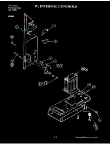 02 - Internal Controls (M166w) parts for Jenn-Air Microwave M166B from AppliancePartsPros.com