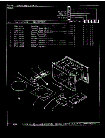 04 - Turntable parts for Magic Chef Microwave M16F-10 from AppliancePartsPros.com