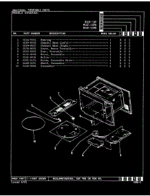 04 - Turntable (M16e-10Pb, M16f-10P & Pb) parts for Magic Chef Microwave M16F-10PB from AppliancePartsPros.com
