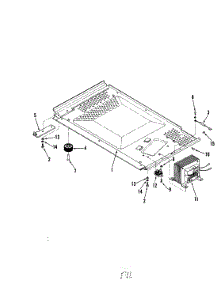 06 - Transformer & Diode parts for Hardwick Microwave M205 from AppliancePartsPros.com