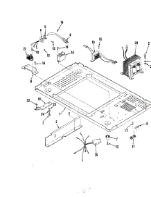 06 - Transformer & Triac parts for Hardwick Microwave M215 from AppliancePartsPros.com