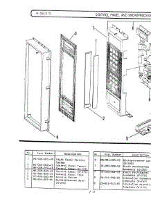 09 - Control Panel / Microprocessor (M260,M270) parts for Hardwick Microwave M250 from AppliancePartsPros.com
