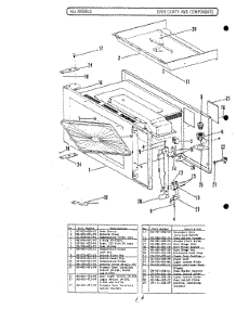 13 - Oven Cavity parts for Hardwick Microwave M260 from AppliancePartsPros.com