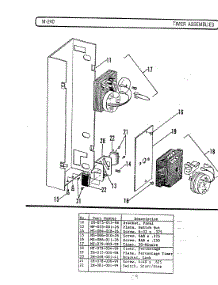 14 - Timer Assembly (M240) parts for Hardwick Microwave M270 from AppliancePartsPros.com