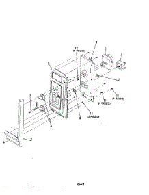 05 - Control Panel parts for Magic Chef Microwave M40B-3 from AppliancePartsPros.com