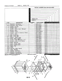 07 - Door parts for Magic Chef Microwave M40B-3-X9 from AppliancePartsPros.com