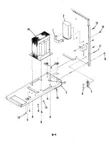 03 - Component Mounting Plate parts for Magic Chef Microwave M40C-3-X9 from AppliancePartsPros.com