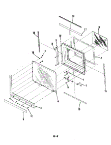 06 - Door parts for Magic Chef Microwave M40C-3-X9 from AppliancePartsPros.com