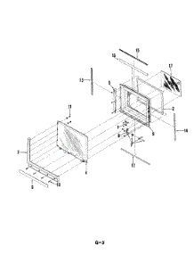 02 - Door parts for Magic Chef Microwave M40C-6 from AppliancePartsPros.com