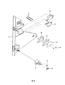 04 - Latch Release parts for Magic Chef Microwave M40C-6-X9 from AppliancePartsPros.com