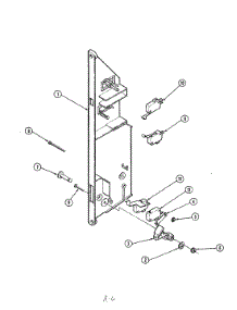 04 - Interlock Switch Assy. parts for Magic Chef Microwave M40D-3-X9 from AppliancePartsPros.com