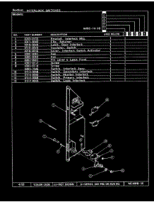 04 - Interlock Switches parts for Magic Chef Microwave M40G-14-X9 from AppliancePartsPros.com