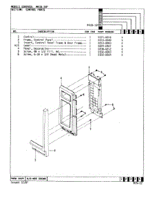02 - Control Panel parts for Magic Chef Microwave M41B-10P from AppliancePartsPros.com
