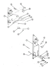 04 - Latch Release parts for Magic Chef Microwave M41B-10P-B8 from AppliancePartsPros.com