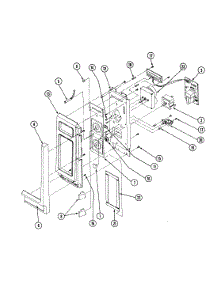 02 - Control Panel parts for Magic Chef Microwave M41B-3P from AppliancePartsPros.com