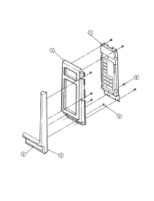 02 - Control Panel parts for Magic Chef Microwave M41B-6-X9 from AppliancePartsPros.com