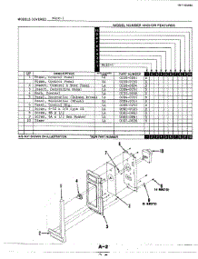 03 - Control Panel parts for Magic Chef Microwave M41C-1 from AppliancePartsPros.com