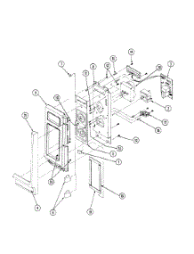 03 - Control Panel (M41c-3P) parts for Magic Chef Microwave M41C-3P from AppliancePartsPros.com
