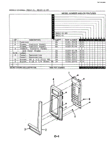 02 - Control Panel parts for Magic Chef Microwave M41C-6 from AppliancePartsPros.com