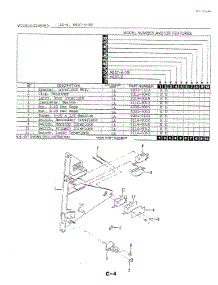 04 - Latch Release parts for Magic Chef Microwave M41C-6 from AppliancePartsPros.com