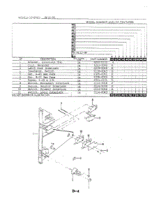04 - Latch Release-Front Frame & Oven Cavity parts for Magic Chef Microwave M41C-9P from AppliancePartsPros.com