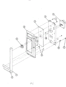 02 - Control Panel parts for Magic Chef Microwave M41D-1 from AppliancePartsPros.com