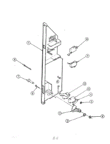 04 - Interlock Switch Assy. parts for Magic Chef Microwave M41D-6 from AppliancePartsPros.com