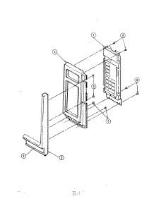 02 - Control Panel parts for Magic Chef Microwave M41D-6-X9 from AppliancePartsPros.com