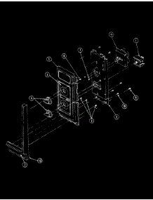 02 - Control Panel parts for Magic Chef Microwave M41E-3 from AppliancePartsPros.com