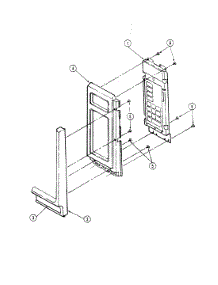 02 - Control Panel parts for Magic Chef Microwave M41E-9 from AppliancePartsPros.com