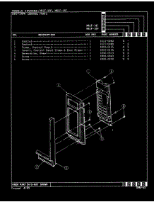 02 - Control Panel parts for Magic Chef Microwave M41F-10P from AppliancePartsPros.com
