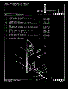 04 - Interlock Switch Assy. parts for Magic Chef Microwave M41F-10P from AppliancePartsPros.com