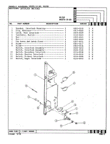 04 - Interlock Switches parts for Magic Chef Microwave M46FN-10-W9 from AppliancePartsPros.com