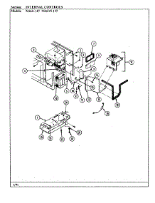 05 - Internal Controls parts for Magic Chef Microwave M46G-14T from AppliancePartsPros.com