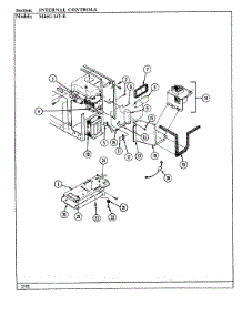 05 - Internal Controls parts for Magic Chef Microwave M46G-14T-B from AppliancePartsPros.com