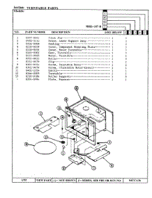 06 - Turntable parts for Magic Chef Microwave M46G-14T-B from AppliancePartsPros.com