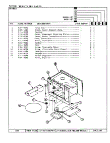 06 - Turntable parts for Magic Chef Microwave M46GN-14T from AppliancePartsPros.com