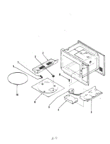 04 - Turntable parts for Magic Chef Microwave M5B-10 from AppliancePartsPros.com