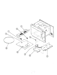 04 - Turntable parts for Magic Chef Microwave M5C-10 from AppliancePartsPros.com